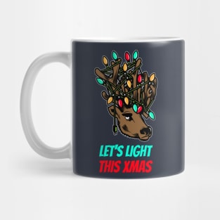 Let's Light This Xmas Funny Humor Christmas Mug